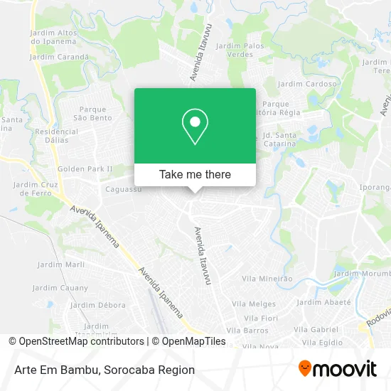 Arte Em Bambu map