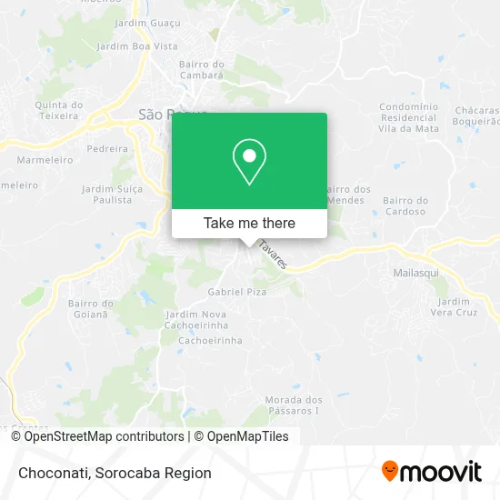 Choconati map