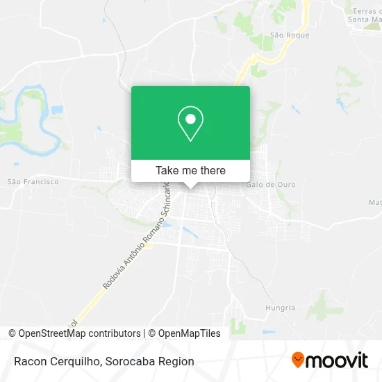 Racon Cerquilho map