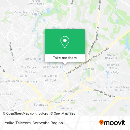 Yaiko Telecom map