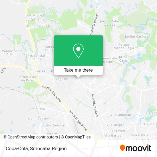 Coca-Cola map