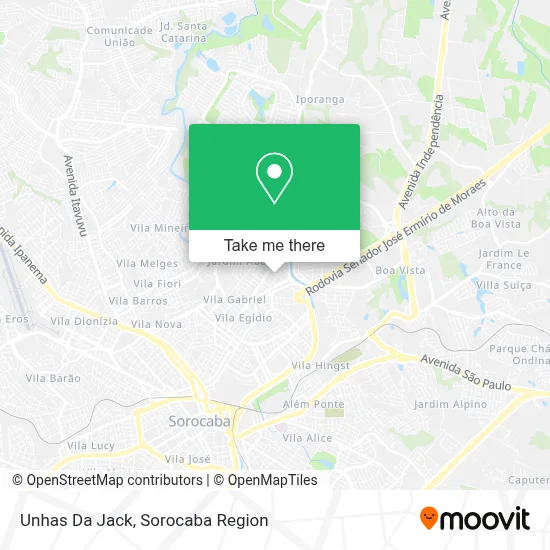 Unhas Da Jack map