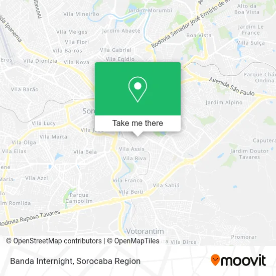 Banda Internight map