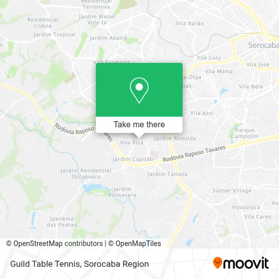 Guild Table Tennis map