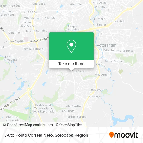 Auto Posto Correia Neto map