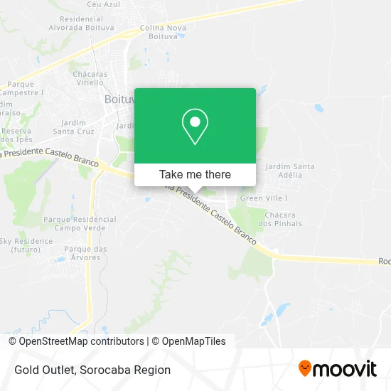 Gold Outlet map