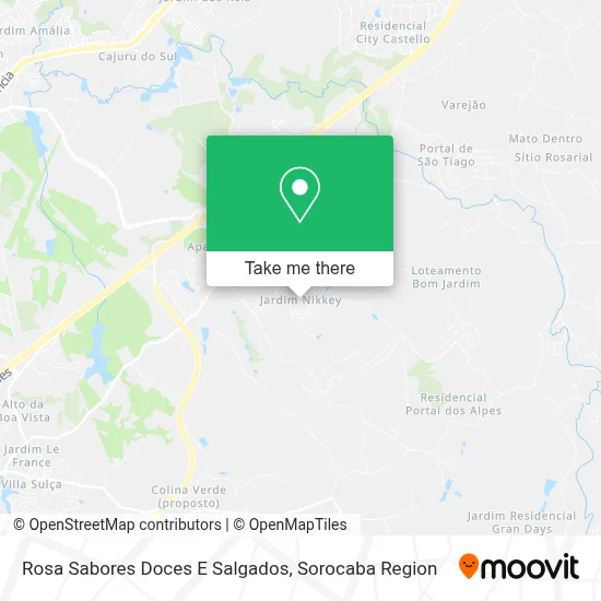 Rosa Sabores Doces E Salgados map
