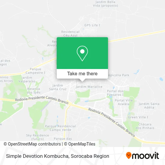 Simple Devotion Kombucha map