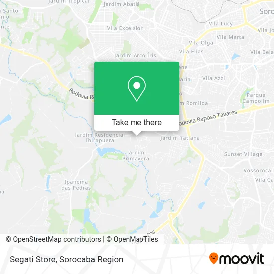 Segati Store map