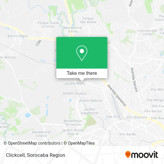 Clickcell map