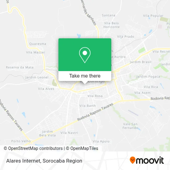 Alares Internet map