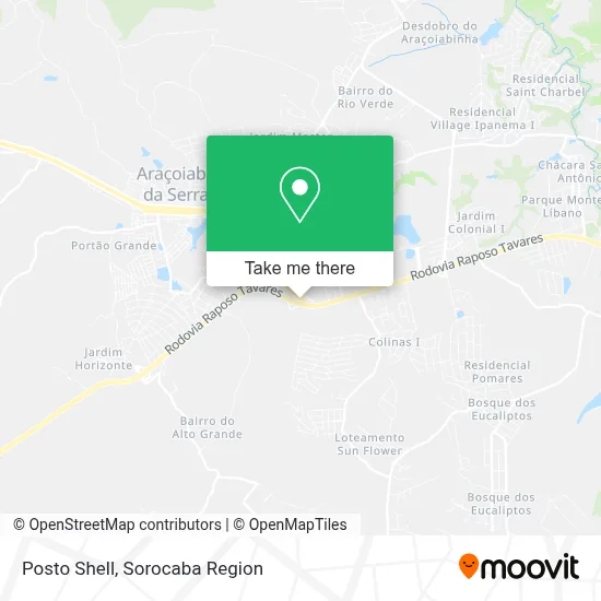 Posto Shell map