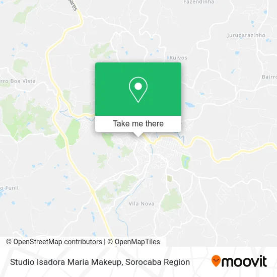 Studio Isadora Maria Makeup map