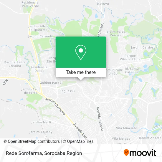 Rede Sorofarma map