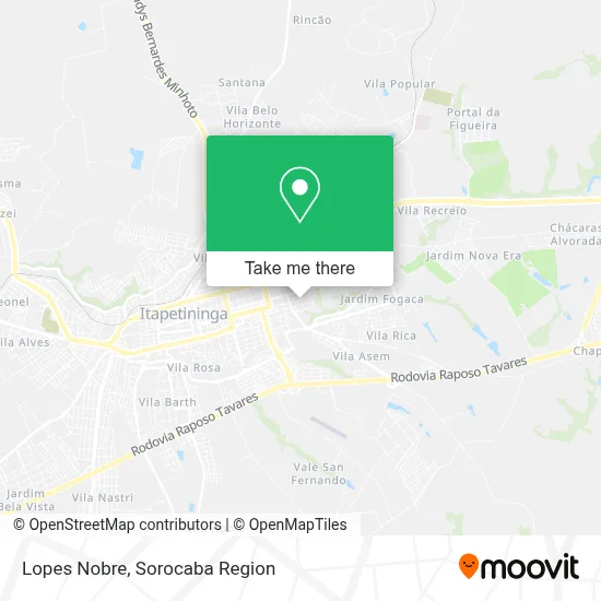 Lopes Nobre map