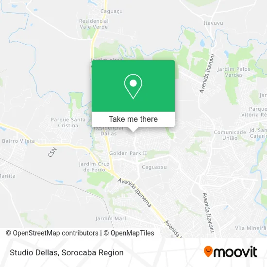 Studio Dellas map