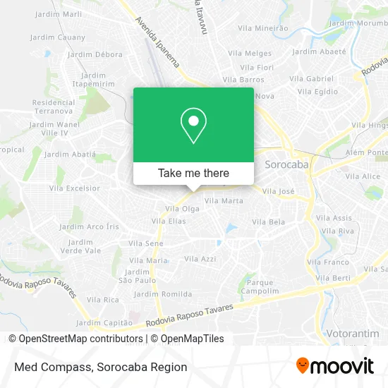 Med Compass map