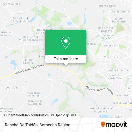 Rancho Do Taidão map