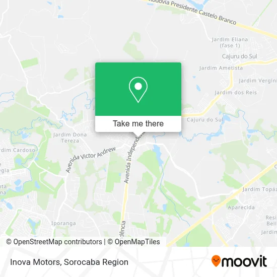 Inova Motors map