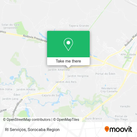 Rl Serviços map