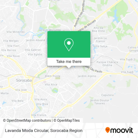Lavanda Moda Circular map