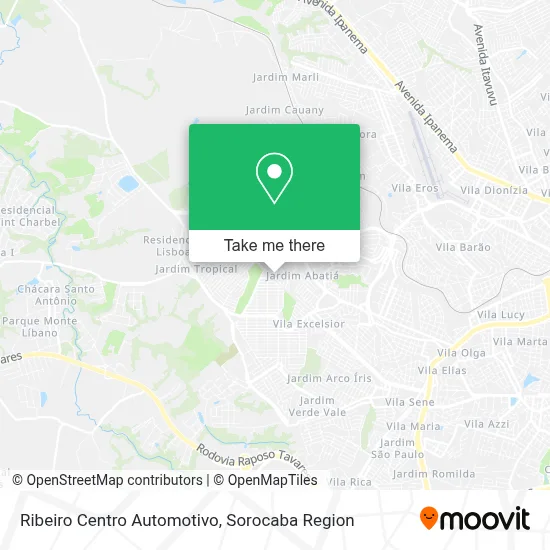 Ribeiro Centro Automotivo map