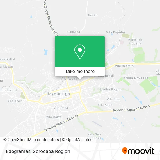 Edegramas map