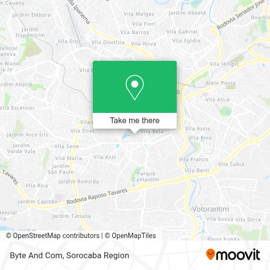 Byte And Com map