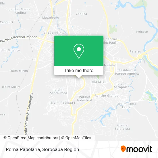 Roma Papelaria map