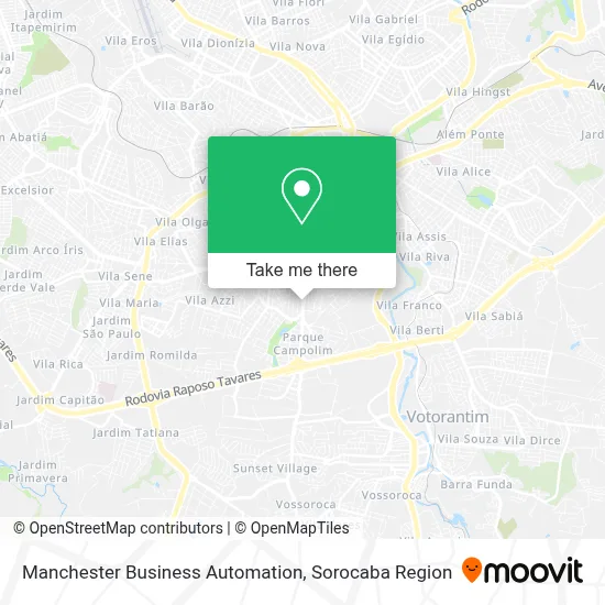 Manchester Business Automation map