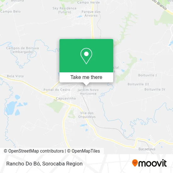 Rancho Do Bó map