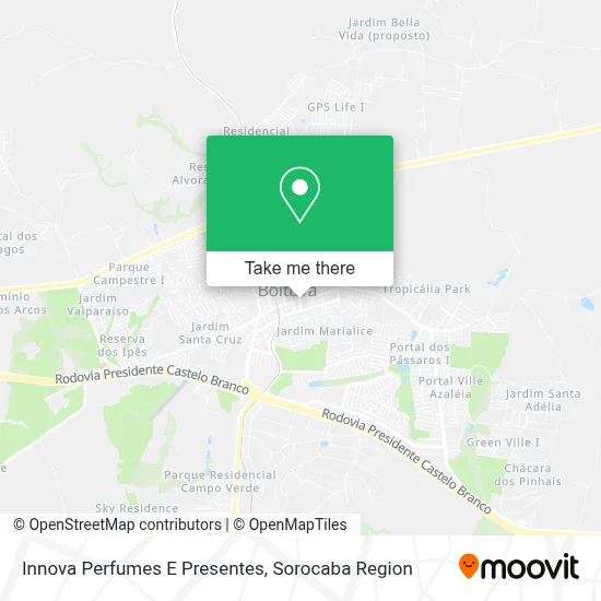 Innova Perfumes E Presentes map