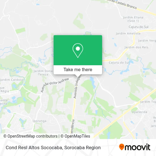 Cond Resl Altos Sococaba map