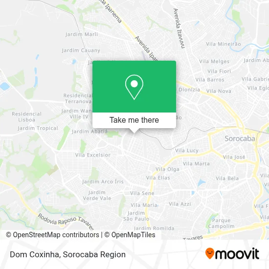 Dom Coxinha map