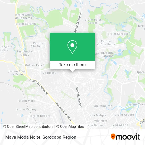 Maya Moda Noite map