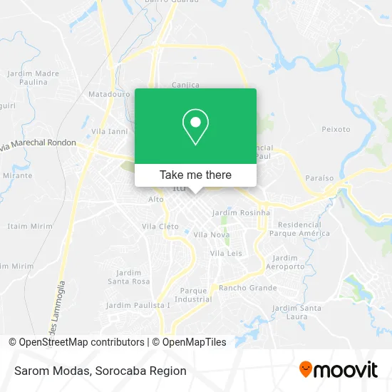 Sarom  Modas map