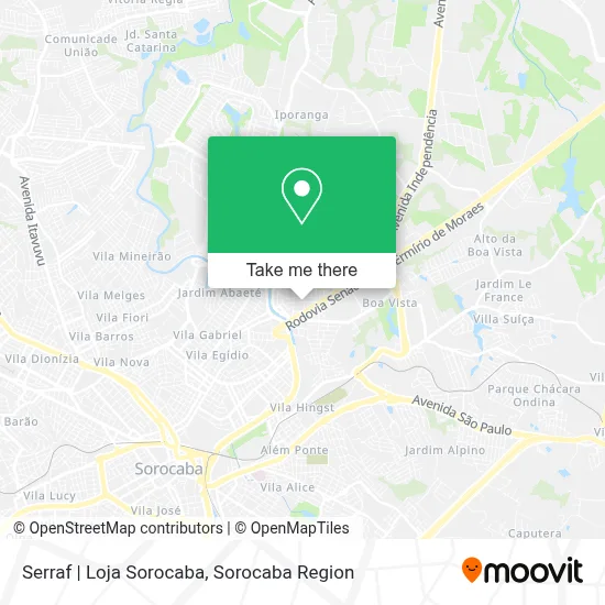 Serraf | Loja Sorocaba map