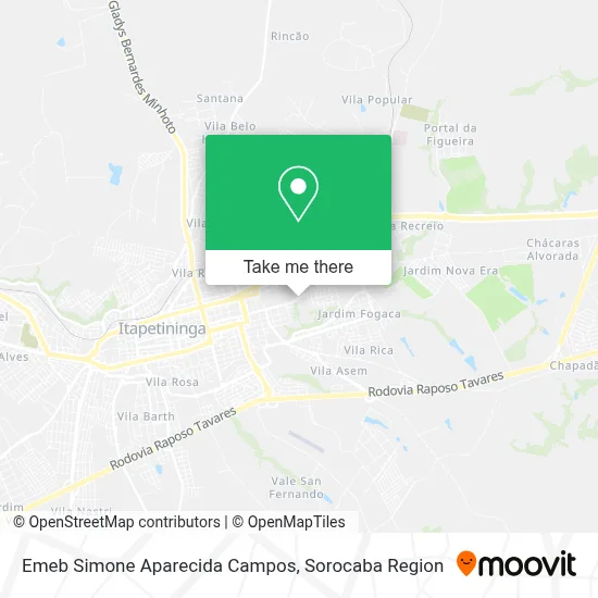 Emeb Simone Aparecida Campos map