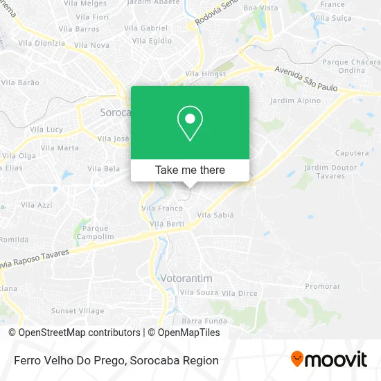 Ferro Velho Do Prego map
