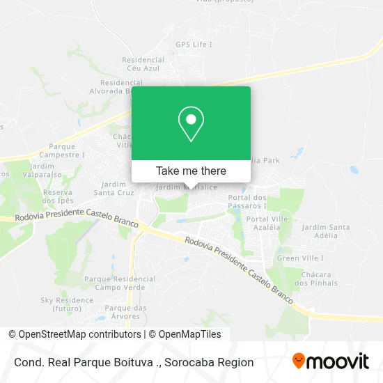 Cond. Real Parque Boituva . map