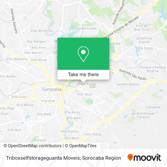 Triboxselfstorageguarda Moveis map