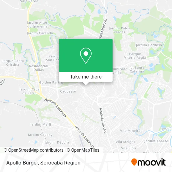 Apollo Burger map