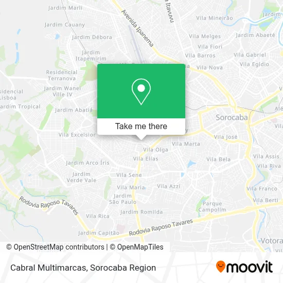 Cabral Multimarcas map