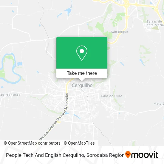 People Tech And English Cerquilho map