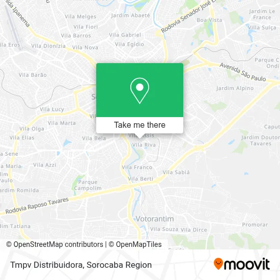 Tmpv Distribuidora map