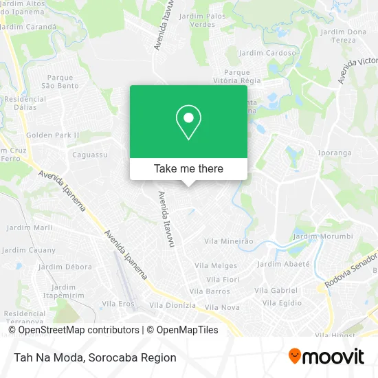 Tah Na Moda map