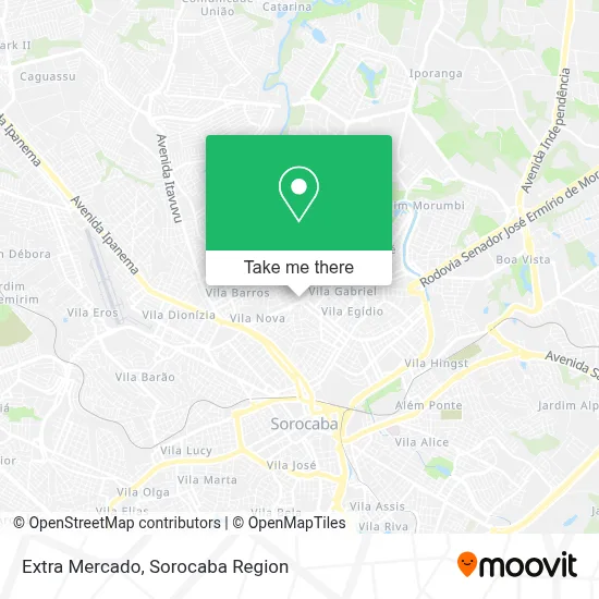 Extra Mercado map