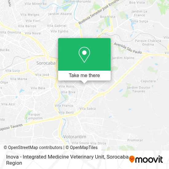 Inova - Integrated Medicine Veterinary Unit map