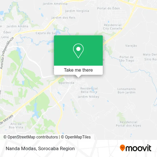 Nanda Modas map