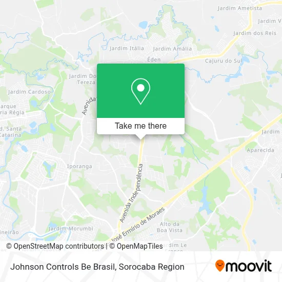 Johnson Controls Be Brasil map